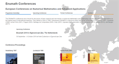 Desktop Screenshot of enumath.org