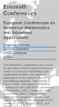 Mobile Screenshot of enumath.org